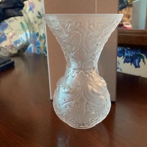 Lalique Arabesque Vase